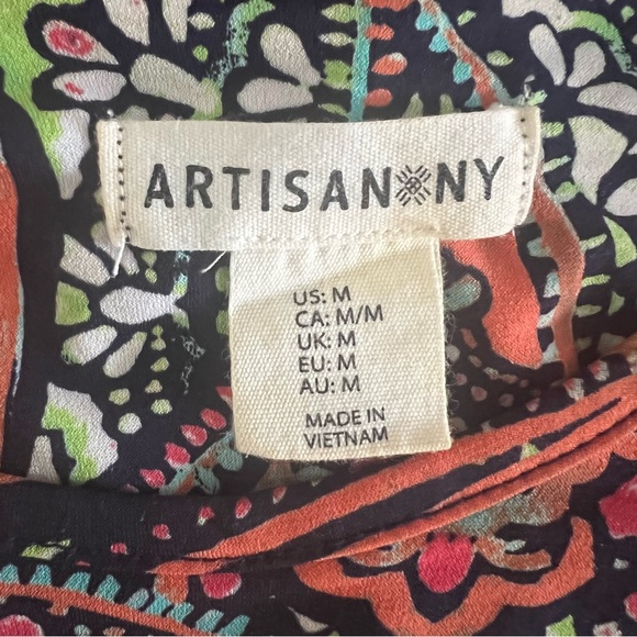 Colorful Paisley Sleeveless Dress - Picture 5 of 5